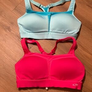 Champion Pink and Blue Sports Bras